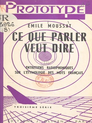 cover image of Ce que parler veut dire (3)